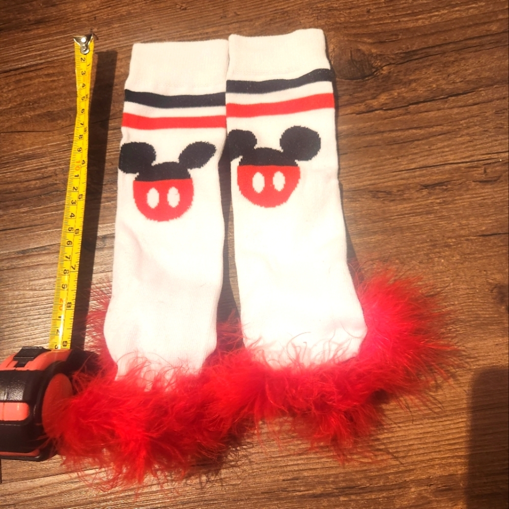 Mickey Mouse legwarmers
